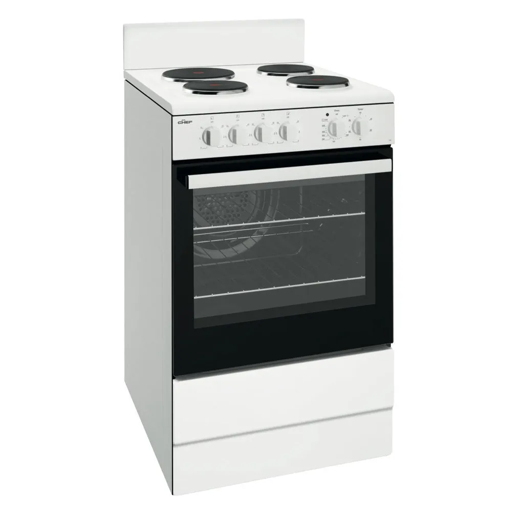 Chef CFE536WB 54cm Electric Freestanding Stove