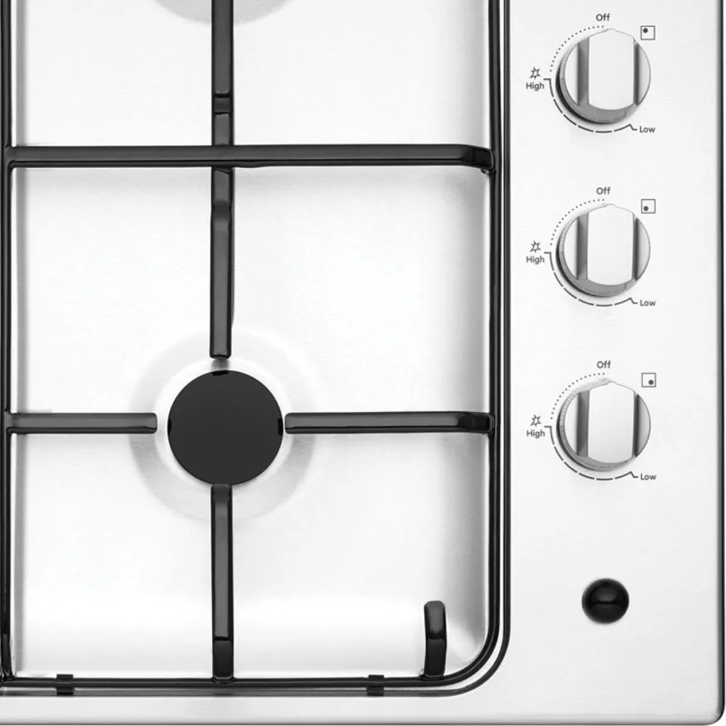 Chef CHG642SB 60cm Gas Stainless Steel Cooktop