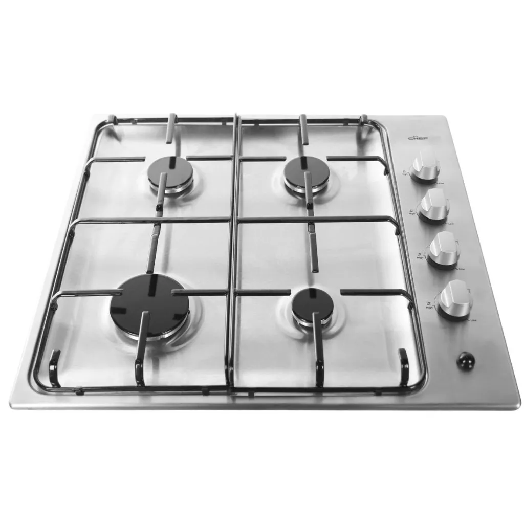 Chef CHG642SB 60cm Gas Stainless Steel Cooktop
