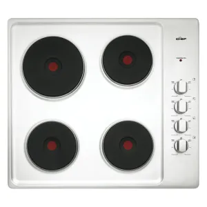 Chef CHS642SA 60cm Electric Solid Hotplate Cooktop
