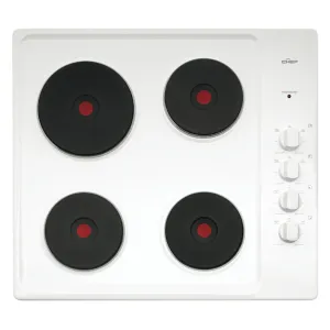 Chef CHS642WA 60cm Electric Solid Hotplate Cooktop