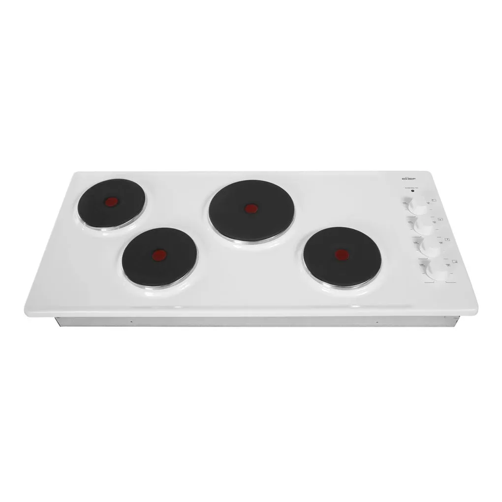 Chef CHS942WA 90cm Electric Solid Element Cooktop