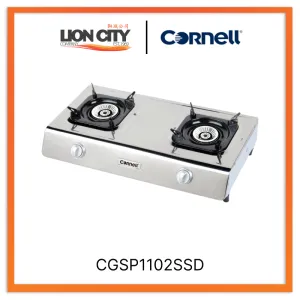 Cornell CGSP1102SSD Table Top Gas Cooker ( 2 Burner LPG ) (DISCON)
