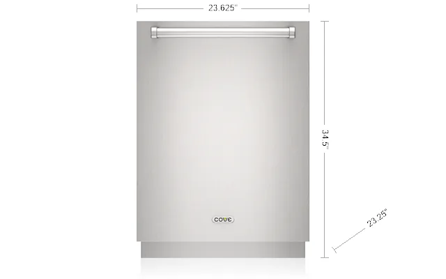 Cove DW2451WS 24" Dishwasher With Water Softener - Panel Ready