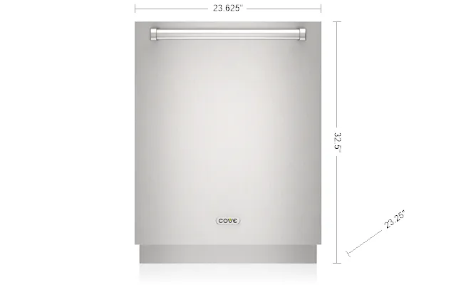 Cove DW2451WSADA 24" Ada Height Dishwasher With Water Softener - Panel Ready
