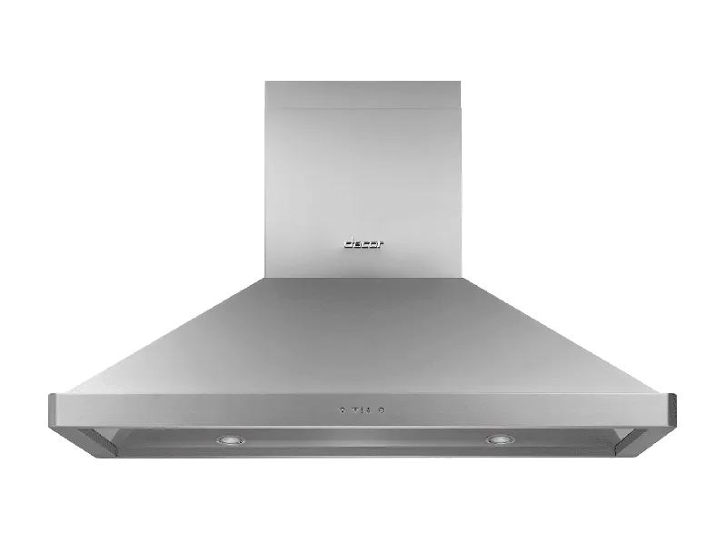 Dacor DHI421 42" Chimney Island Hood, Silver Stainless Steel