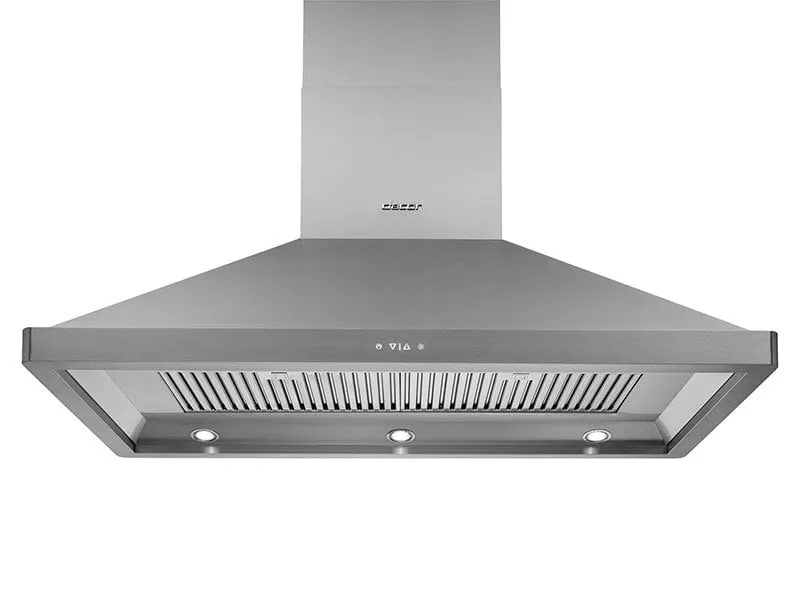 Dacor DHI542 54" Chimney Island Hood, Silver Stainless Steel
