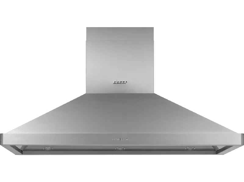 Dacor DHI542 54" Chimney Island Hood, Silver Stainless Steel