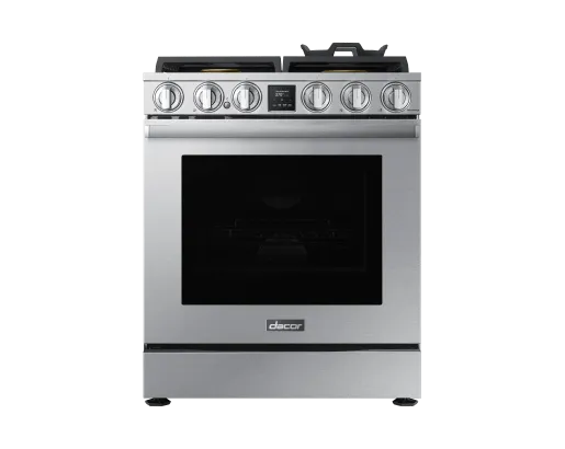 Dacor DOP30T840GS 30" Range, Silver Stainless, Natural Gas/Liquid Propane