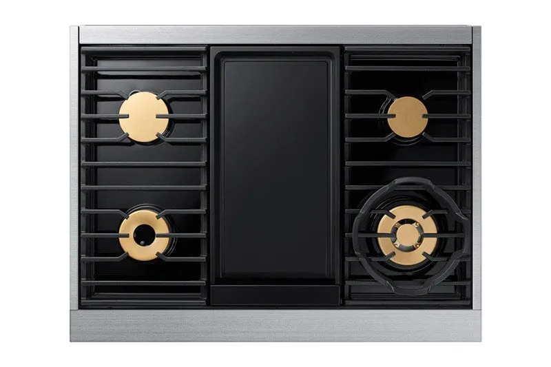 Dacor DOP36M94DHS 36" Pro Dual-Fuel Steam Range, Silver Stainless Steel, Natural Gas/High Altitude