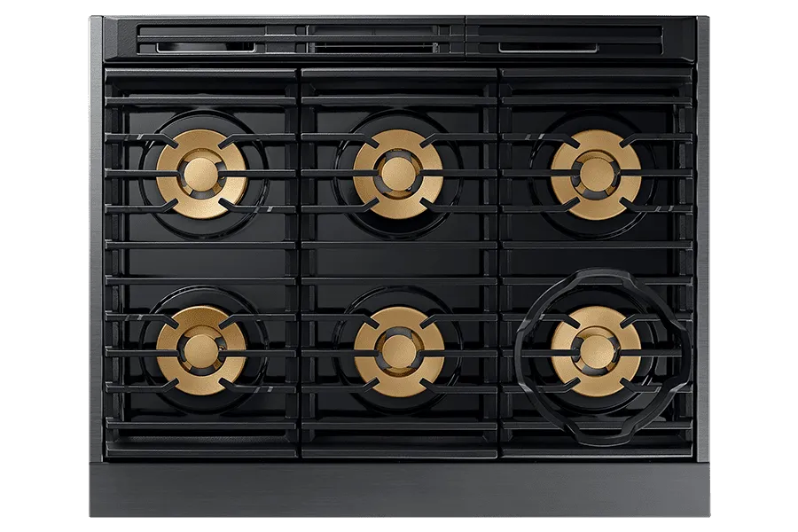 Dacor DOP36M96GPS 36" Pro Gas Range, Silver Stainless Steel, Liquid Propane