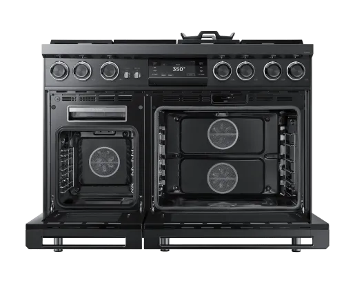Dacor DOP48C96DLM 48" Pro Dual-Fuel Steam Range, Graphite Stainless Steel