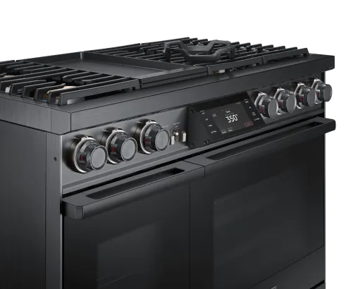 Dacor DOP48C96DLM 48" Pro Dual-Fuel Steam Range, Graphite Stainless Steel