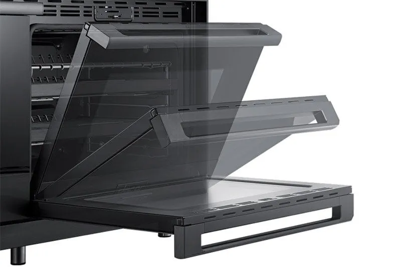 Dacor DOP48M96DAM 48" Pro Dual-Fuel Steam Range, Graphite Stainless Steel, Liquid Propane/High Altitude