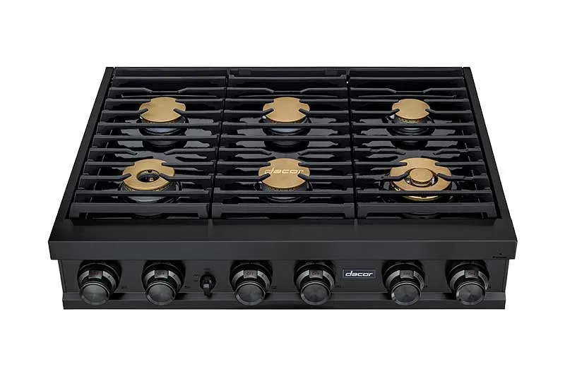 Dacor DTT36M876LS 36" Rangetop, Stainless Steel, Natural Gas