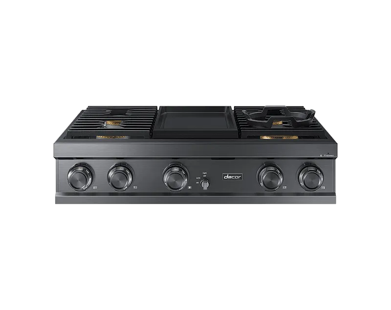 Dacor DTT36M974AM 36" Rangetop, Graphite, High Altitude Liquid Propane