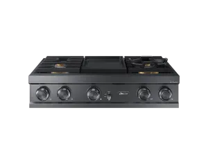 Dacor DTT36M974AM 36" Rangetop, Graphite, High Altitude Liquid Propane