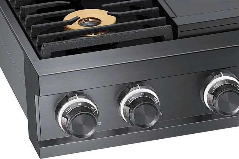 Dacor DTT36M974AM 36" Rangetop, Graphite, High Altitude Liquid Propane