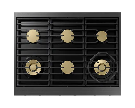 Dacor DTT36T960GM 36" Rangetop, Graphite Stainless, Natural Gas/Liquid Propane