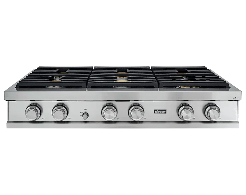 Dacor DTT48M876AS 48" Rangetop, Stainless Steel,Liquid Propane/ High Altitude