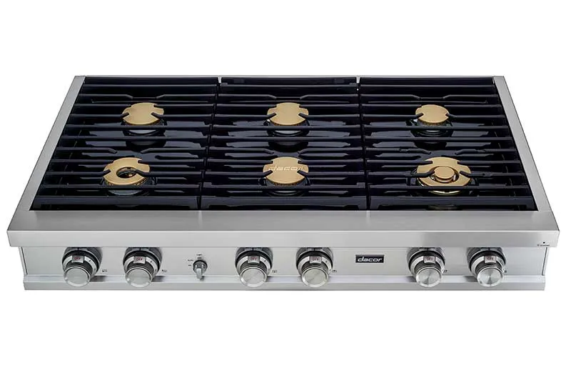 Dacor DTT48M876AS 48" Rangetop, Stainless Steel,Liquid Propane/ High Altitude