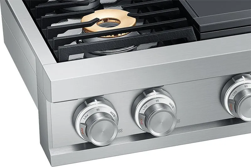 Dacor DTT48M976AM 48" Rangetop, Graphite, High Altitude Liquid Propane