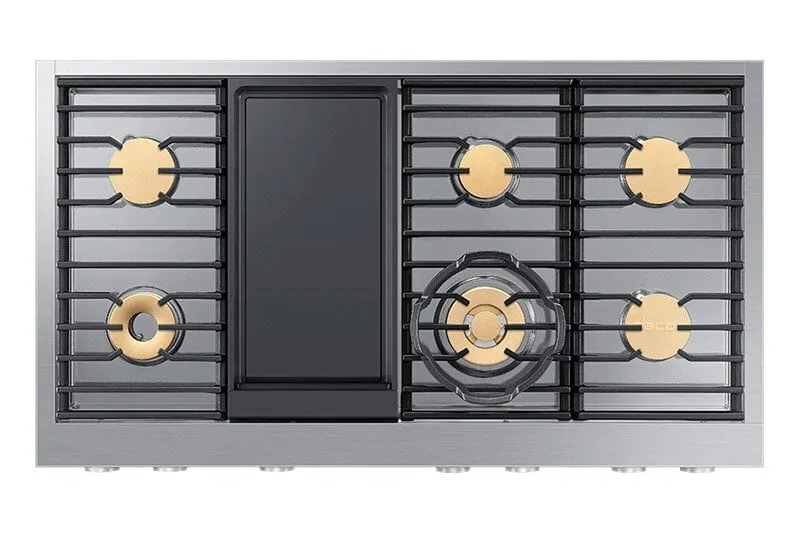 Dacor DTT48M976AM 48" Rangetop, Graphite, High Altitude Liquid Propane