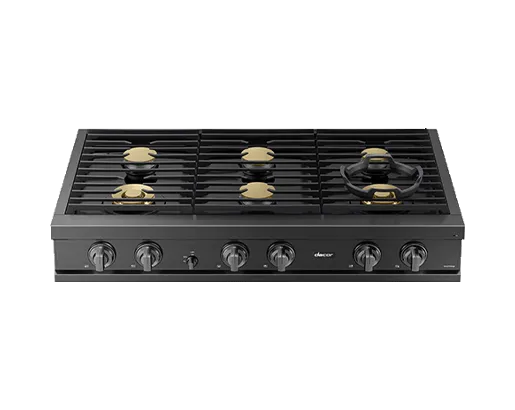 Dacor DTT48T960GM 48" Rangetop, Graphite Stainless, Natural Gas/Liquid Propane