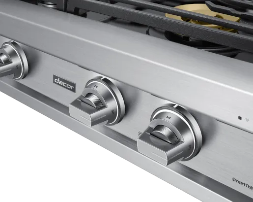 Dacor DTT48T960GS 48" Rangetop, Silver Stainless, Natural Gas/Liquid Propane