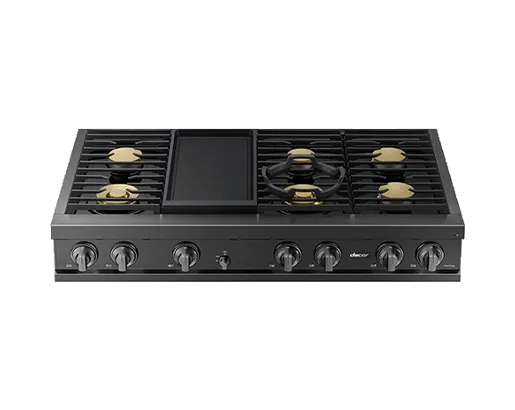 Dacor DTT48T963GM 48" Rangetop, Graphite Stainless, Natural Gas/Liquid Propane