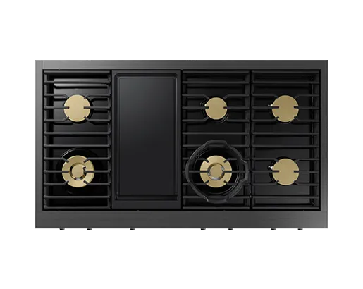 Dacor DTT48T963GM 48" Rangetop, Graphite Stainless, Natural Gas/Liquid Propane