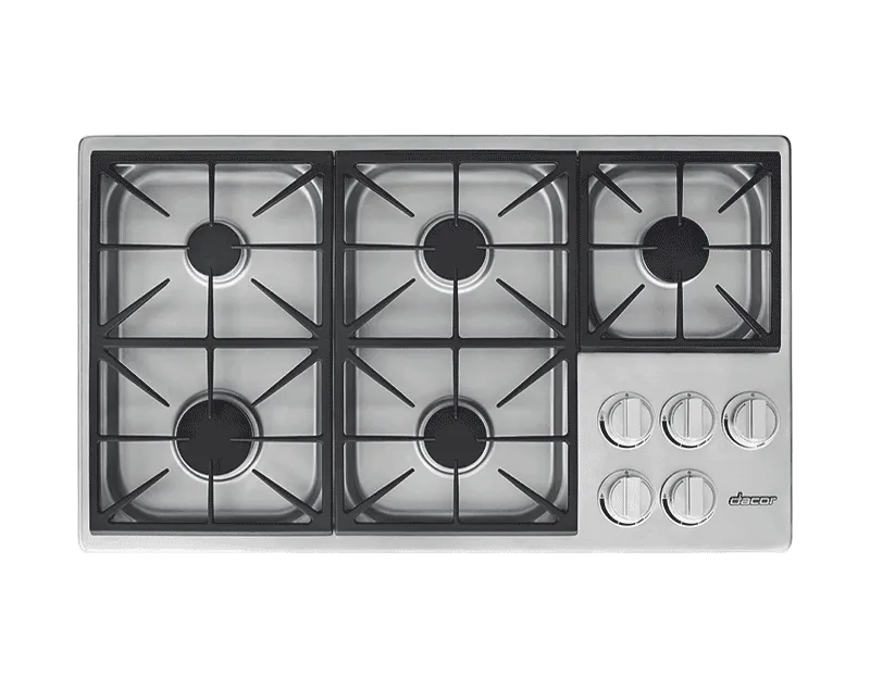 Dacor HDCT365GSNG 36" Dual Gas Cooktop, Natural Gas