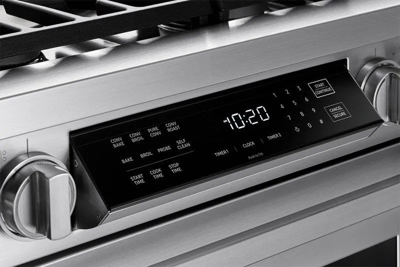 Dacor HDPR30SLPH 30" Dual Fuel Pro Range, Silver Stainless Steel, Liquid Propane/High Altitude