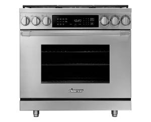 Dacor HDPR36CNG 36" Dual Fuel Pro Range, Dacormatch, Natural Gas