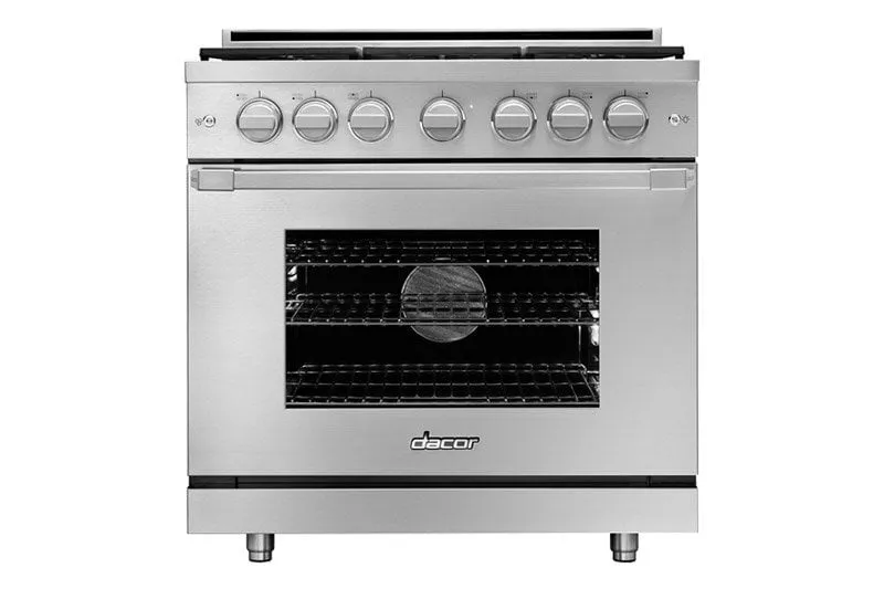 Dacor HGPR36CNGH 36" Gas Pro Range, Dacormatch Natural Gas/High Altitude