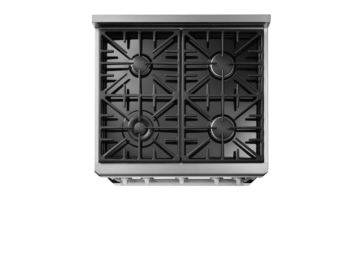Dacor HGR30PSLPH 30" Gas Range, Silver Stainless Steel, Liquid Propane/High Altitude