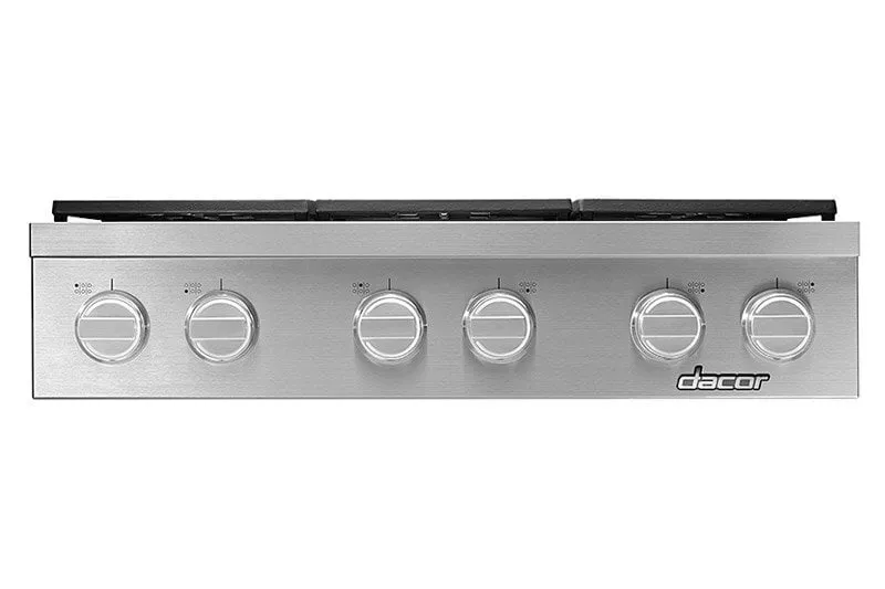 Dacor HRTP366SNG 36" Range Top-Ss Natural Gas