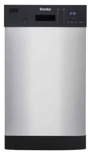 Danby DDW1804EBSS Danby 18 Stainless Built-In Dishwasher
