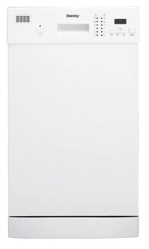 Danby DDW1804EW Danby 18 White Built-In Dishwasher