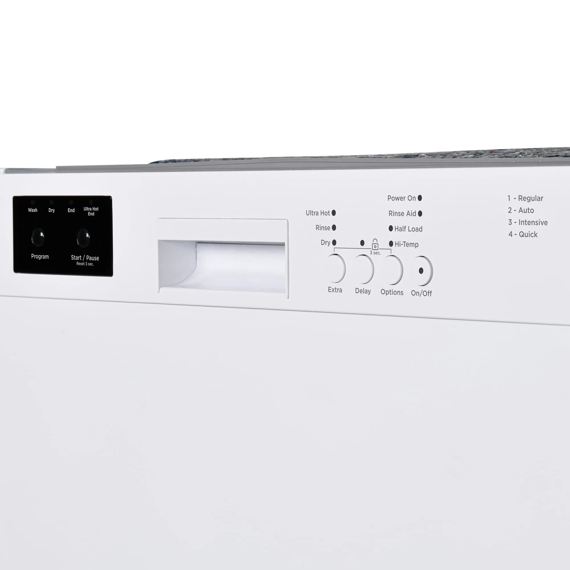 Danby DDW2400EW Danby 24" Wide Built-In Dishwasher In White