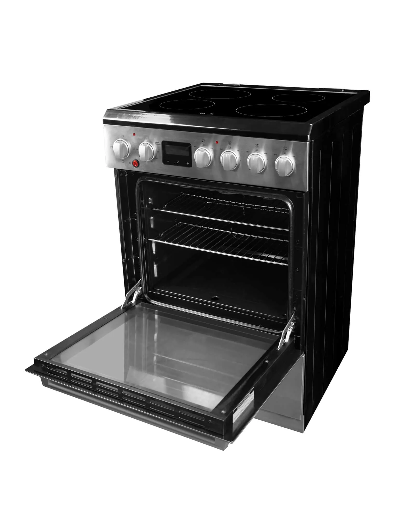 Danby DRCA240BSS Danby 24-In Truairfry Smooth Top Slide-In Electric Range In Stainless Steel