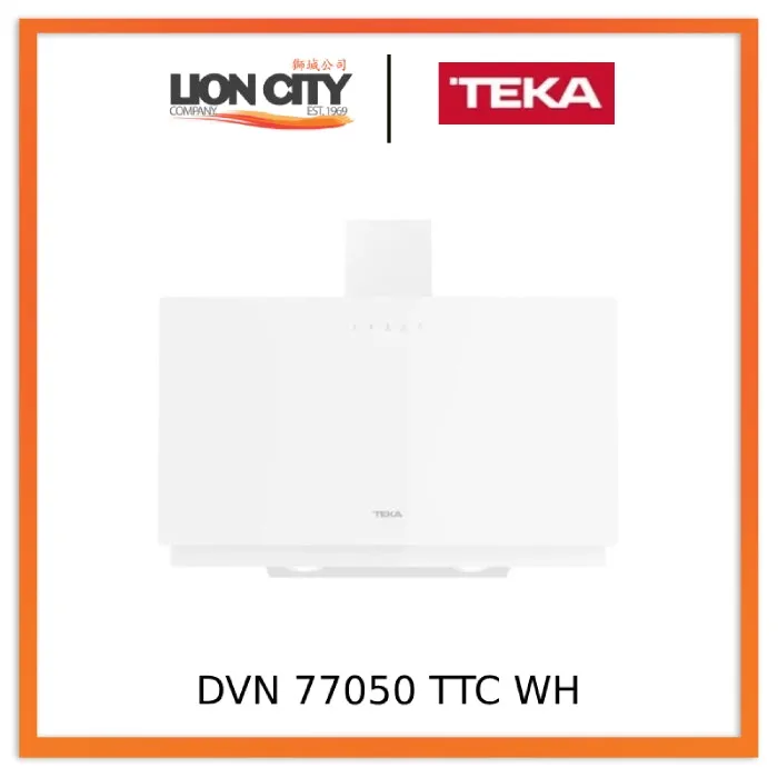DVN 77050 TTC WH Urban Colors Edition. Vertical Decorative Hood With Touch Control and Rim Extraction, 70cm