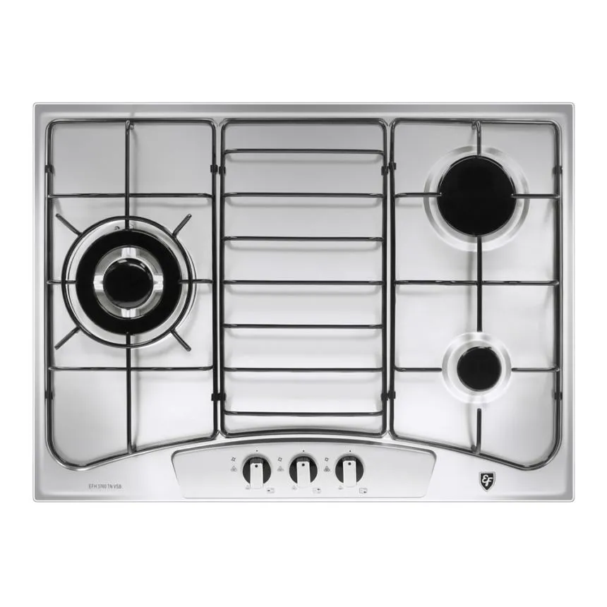 EF 90 CM Chimney Cooker Hood CK-Vetro Plus   EF EFH3760 68cm 3-Burner Gas Hob