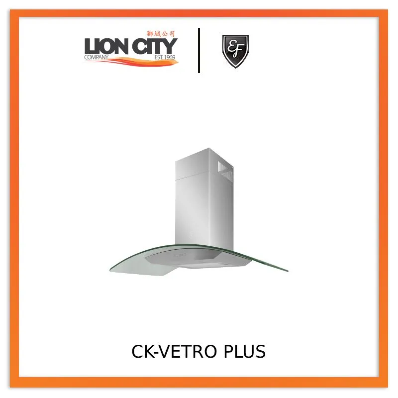 EF 90 CM Chimney Cooker Hood CK-Vetro Plus