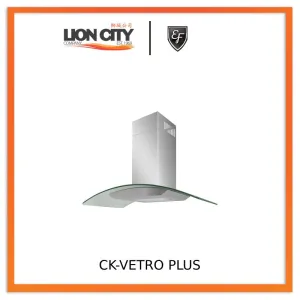 EF 90 CM Chimney Cooker Hood CK-Vetro Plus