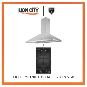 EF CK Premio 90 Chimney Hood   EF HB AG 3020 TN VGB Built-in Hob HBAG3020TNVGB
