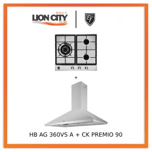 EF CK Premio 90 Chimney Hood   EF HB AG 360VS A 58cm Built-in Hob