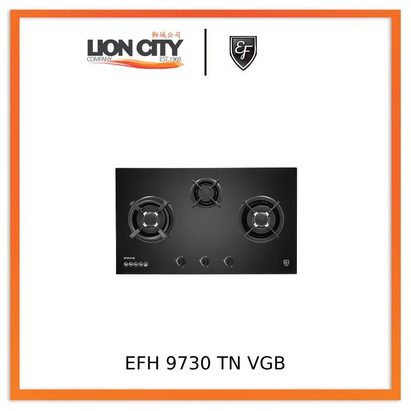 EF EFH 9730 TN VGB 3 Burners Built-In Glass Hob EFH9730TNVGB EFH9730TN VGB PUB