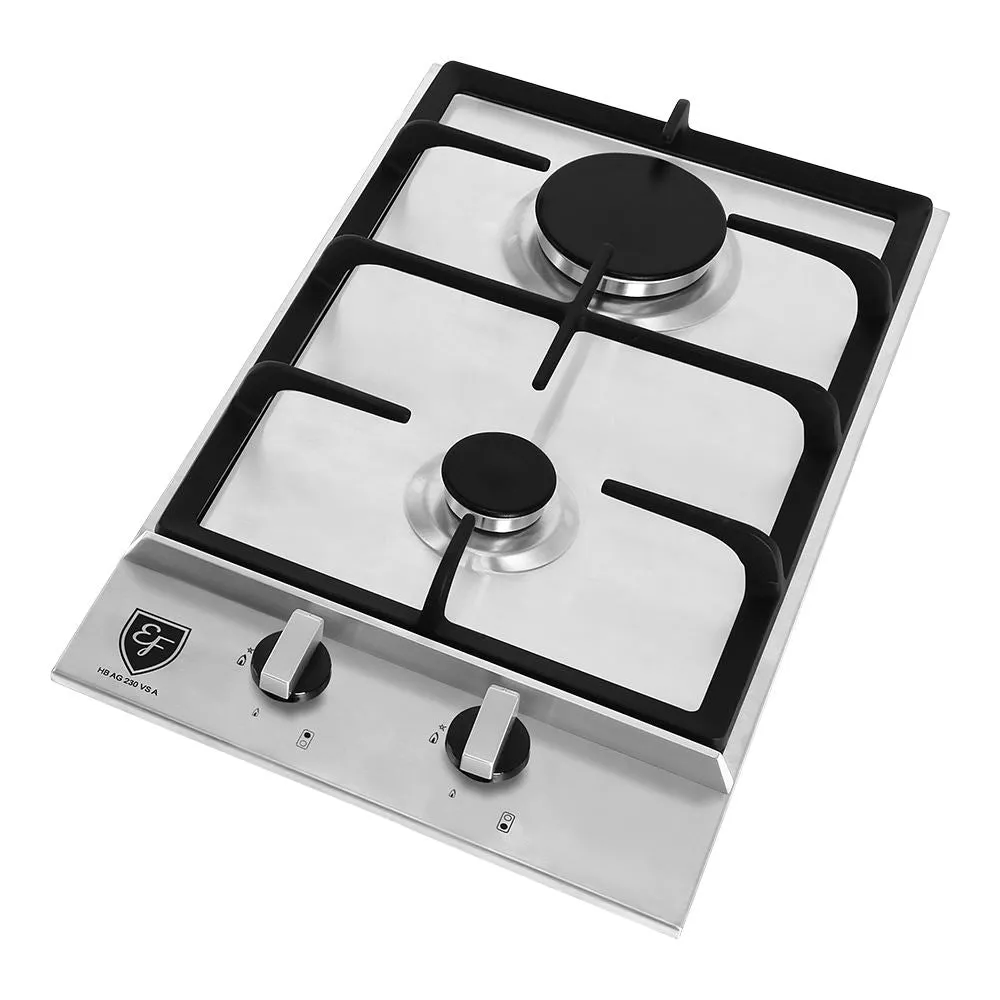 EF HB AG 230VS A 30cm Built in Stainless Steel Gas Hob HBAG230VSA