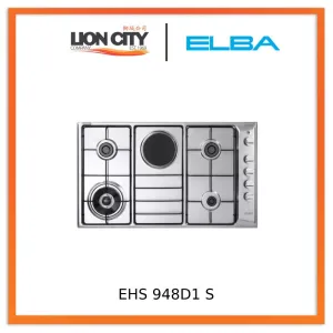 Elba EHS948D1S 90 cm Built in Stainless Steel Gas Hob EHS 948D1 S